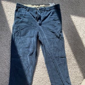 Zara Corduroy Blue Men Pants Size:31 in Good condition